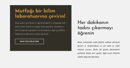 Kılavuzdaki Metin Grubu Için Ücretsiz Web Sitesi Modeli