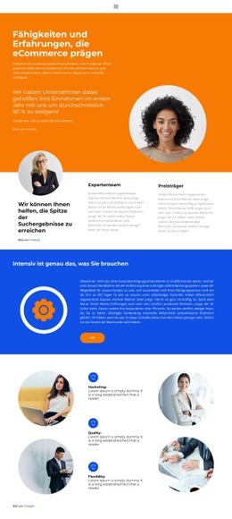 Responsive Webvorlage Für Wir Bieten Den Besten Wert