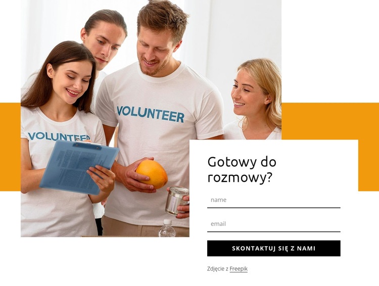 Informacje kontaktowe Szablon HTML5