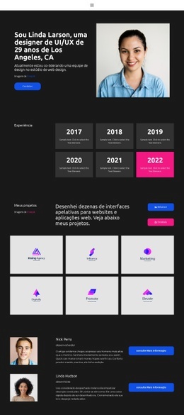 Cartão De Visita Do Web Designer - Design Criativo De Sites Multiuso