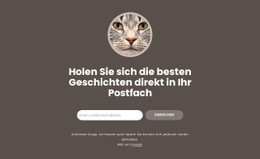 Größte Geschichten Responsive CSS-Vorlage