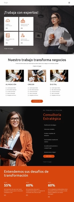 Trabaja Con Expertos - Diseño Profesional Personalizable