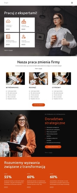 Pracuj Z Ekspertami - Konfigurowalny, Profesjonalny Projekt