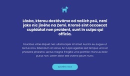 Ikona, Texty A Tlačítko Prémiová Šablona CSS