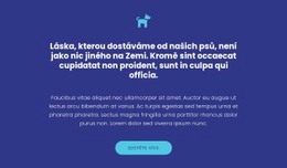 Ikona, Texty A Tlačítko – Vlastní Motiv WordPress