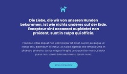 Fantastische HTML5-Vorlage Für Symbol, Texte Und Schaltfläche