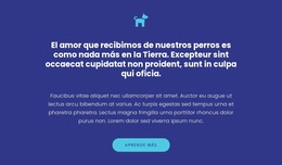 Icono, Textos Y Botón: Plantilla Web HTML