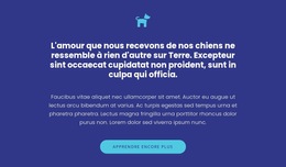 Icône, Textes Et Bouton – Modèle De Site Web Mobile