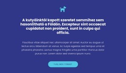 Ikon, Szövegek És Gomb – Ingyenes Sablon