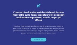 Fantastico Modello HTML5 Per Icona, Testi E Pulsante