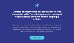 Icona, Testi E Pulsante: Modello Di Sito Web Per Dispositivi Mobili