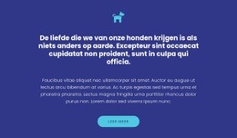 Pictogram, Teksten En Knop - HTML Website Builder