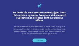 Pictogram, Teksten En Knop - Sjabloon Voor Mobiele Website