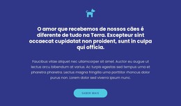 Ícone, Textos E Botão - Modelo Web HTML