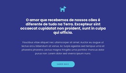 Ícone, Textos E Botão - Modelo De Site Para Celular