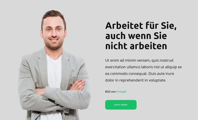 Brauchen Sie mehr Geld CSS-Vorlage