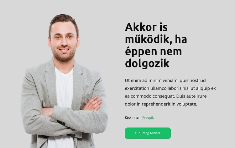 Több pénz kell Weboldal sablon