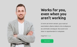 Need More Money - Single Page Website Template