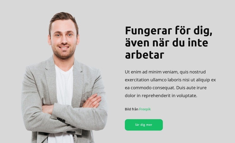 Behöver mer pengar Hemsidedesign