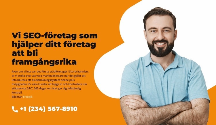 Bli ägare HTML-mall