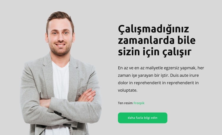 Daha fazla paraya ihtiyacım var HTML Şablonu