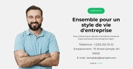 Conception De Site Prête À L'Emploi Pour L'Art De La Vente Par Téléphone