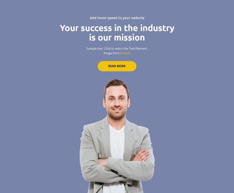 The secret of investments Homepage Design