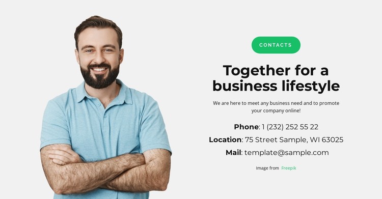 The art of telephone sales HTML Template