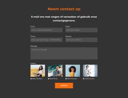 Moe Van Het Werken Gratis CSS-Websitesjabloon