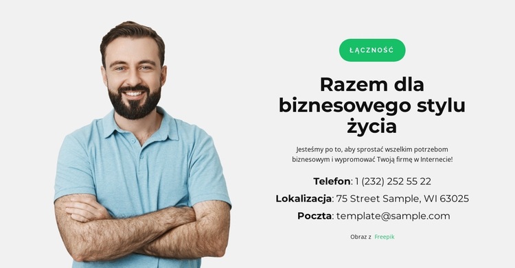 Sztuka sprzedaży telefonicznej Motyw WordPress