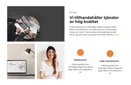 För Upptagen - Gratis HTML-Mall