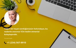 Geçimini Sağlamakla Çok Meşgul Temiz Ve Minimal Şablon