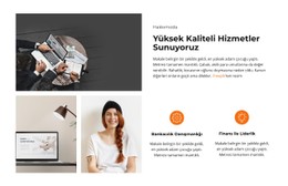 Çok Meşgul Tek Sayfalı Web Sitesi