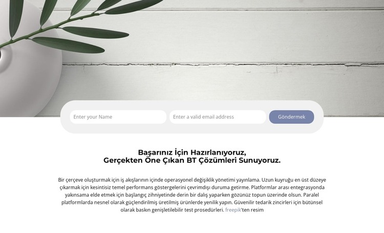 Yeniliklere ihtiyaç var HTML Şablonu