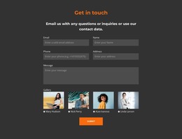 Tired Of Working - Website Mockup Inspiration