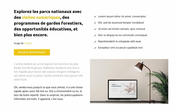 Besoin d'idées et d'innovations Créateur de site Web HTML