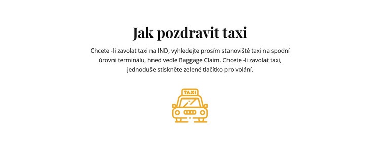 Jak postavit taxi Téma WordPress