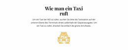 Wie Man Ein Taxi In Die Halle Bringt - HTML-Vorlage Für Eine Seite