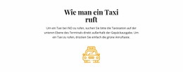 Wie Man Ein Taxi In Die Halle Bringt Vorlage