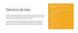 Servicio De Taxi: Creador De Sitios Web Para Inspirarte