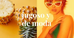 Jugoso Y De Moda - HTML Writer