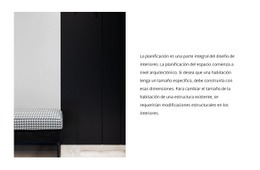Interior En Blanco Y Negro - Diseño De Sitio Web Adaptable