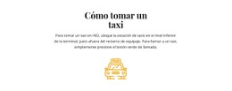 Cómo Tomar Un Taxi Plantilla CSS