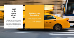 Sitio HTML Para Taxi De Medios