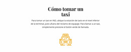 Cómo Tomar Un Taxi: Plantilla De Sitio Web Joomla