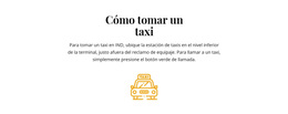 Cómo Tomar Un Taxi - Tema Premium De WordPress