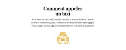 Comment Prendre Un Taxi Modèle CSS