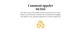 Page De Destination Pour Comment Prendre Un Taxi