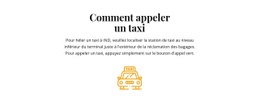 Comment Prendre Un Taxi - Page De Destination Créative Et Polyvalente