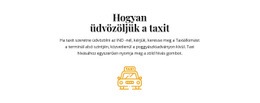 Elrendezési Funkciók A Következőhöz: Hogyan Készítsünk Taxit